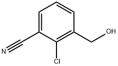 2-Chloro-3-hydroxymethyl-benzonitrile Struktur