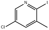 5-Chloro-2-iodo-3-methylpyridine Struktur