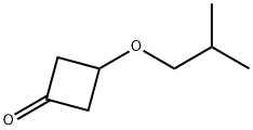 Cyclobutanone, 3-(2-methylpropoxy)- Struktur