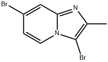 3,7-dibromo-2-methylimidazo[1,2-a]pyridine Struktur