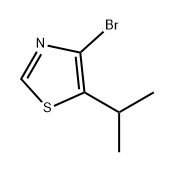 Thiazole, 4-bromo-5-(1-methylethyl)- Struktur