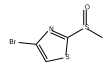 Thiazole, 4-bromo-2-(methylsulfinyl)- Struktur