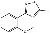 3-(2-Methoxyphenyl)-5-methyl-1,2,4-oxadiazole Struktur