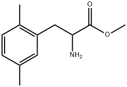 methyl 2-amino-3-(2,5-dimethylphenyl)propanoate Struktur