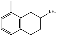 2-Naphthalenamine, 1,2,3,4-tetrahydro-8-methyl- Struktur