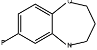 1,5-Benzoxazepine, 7-fluoro-2,3,4,5-tetrahydro- Struktur