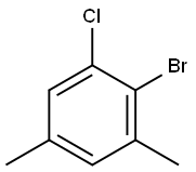 Benzene, 2-bromo-1-chloro-3,5-dimethyl- Struktur