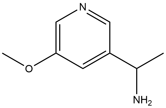 1-(5-Methoxy-pyridin-3-yl)-ethylamine Struktur