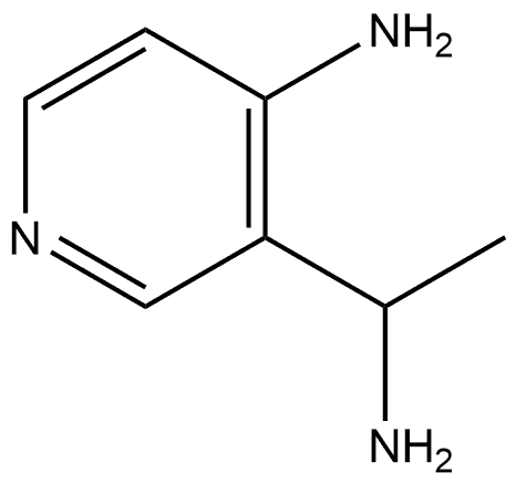 3-Pyridinemethanamine, 4-amino-α-methyl- Struktur