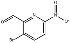 2-Pyridinecarboxaldehyde, 3-bromo-6-nitro- Struktur