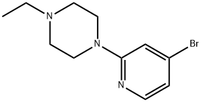 Piperazine, 1-(4-bromo-2-pyridinyl)-4-ethyl- Struktur