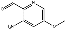 3-Amino-5-methoxy-2-pyridinecarboxaldehyde Struktur