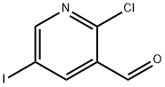 3-Pyridinecarboxaldehyde, 2-chloro-5-iodo- Struktur