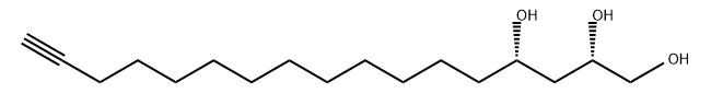 16-Heptadecyne-1,2,4-triol, [S-(R*,R*)]- (9CI) Struktur