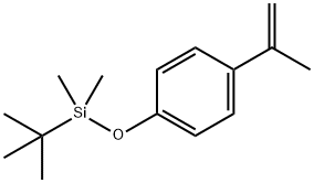 tert-butyldimethyl(4-(prop-1-en-2-yl)phenoxy)silane Struktur