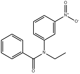 N-ethyl-N-{3-nitrophenyl}benzamide Struktur