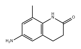 2(1H)-Quinolinone, 6-amino-3,4-dihydro-8-methyl- Struktur