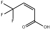 2-Butenoic acid, 4,4,4-trifluoro-, (2Z)- Struktur