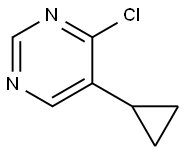 4-Chloro-5-cyclopropylpyrimidine Struktur