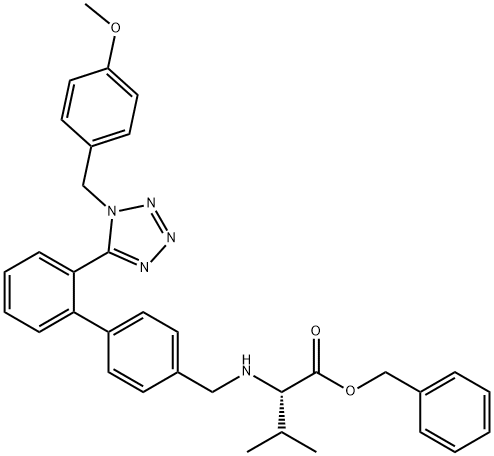 L-Valine, N-[[2'-[1-[(4-methoxyphenyl)methyl]-1H-tetrazol-5-yl][1,1'-biphenyl]-4-yl]methyl]-, phenylmethyl ester