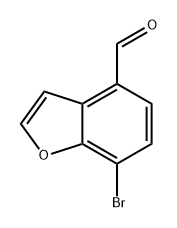 4-Benzofurancarboxaldehyde, 7-bromo- Struktur