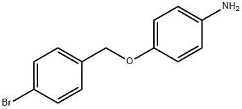 Benzenamine, 4-[(4-bromophenyl)methoxy]- Struktur