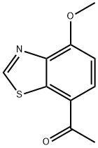 1-(4-methoxy-1,3-benzothiazol-7-yl)ethan-1-one Struktur