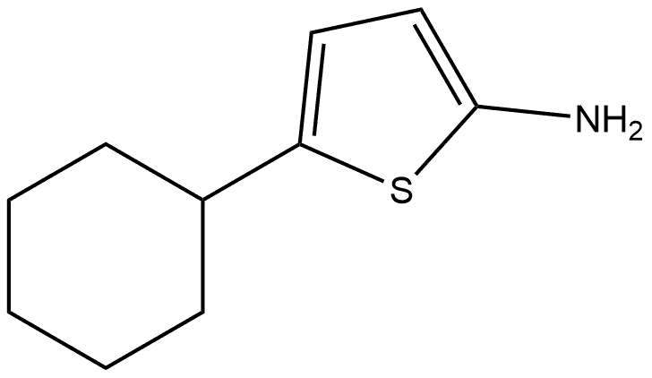 5-Cyclohexyl-2-thiophenamine Struktur