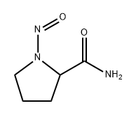 2-Pyrrolidinecarboxamide, 1-nitroso- Struktur