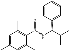 Benzenesulfinamide, 2,4,6-trimethyl-N-[(1S)-2-methyl-1-phenylpropyl]-, [S(S)]-