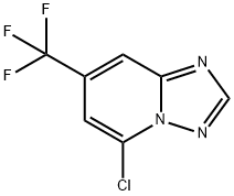 5-Chloro-7-(trifluoromethyl)[1,2,4]triazolo[1,5-a]pyridine Structure