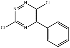 1,2,4-Triazine, 3,6-dichloro-5-phenyl- Struktur