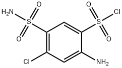 Benzenesulfonyl chloride, 2-amino-5-(aminosulfonyl)-4-chloro- Struktur