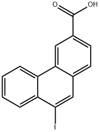 3-Phenanthrenecarboxylic acid, 9-iodo- Struktur