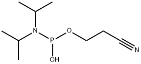 Phosphoramidous acid, N,N-bis(1-methylethyl)-, mono(2-cyanoethyl) ester Struktur