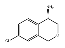 1H-2-Benzopyran-4-amine, 7-chloro-3,4-dihydro-, (4S)- Struktur