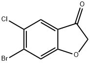 3(2H)-Benzofuranone, 6-bromo-5-chloro- Struktur