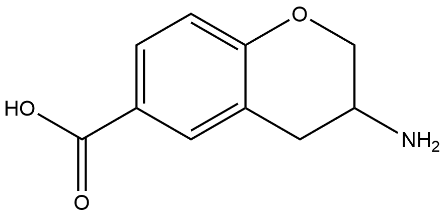 3-aminochromane-6-carboxylic acid Struktur