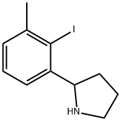 Pyrrolidine, 2-(2-iodo-3-methylphenyl)- Struktur