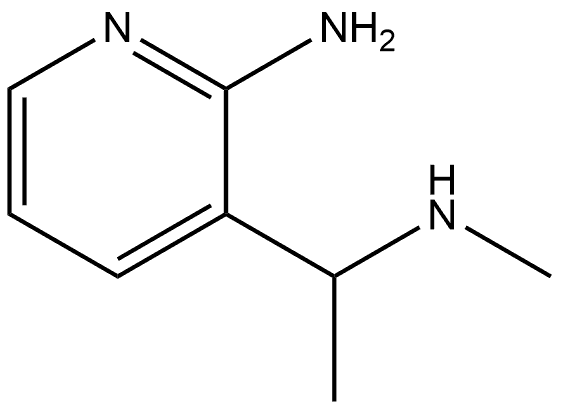 2-Amino-N,α-dimethyl-3-pyridinemethanamine Struktur