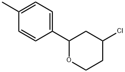 4-Chlorotetrahydro-2-(4-methylphenyl)-2H-pyran Struktur