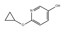 3-Pyridinol, 6-(cyclopropyloxy)- Struktur