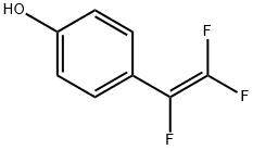 Phenol, 4-(1,2,2-trifluoroethenyl)- Struktur