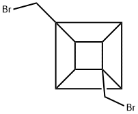 (1S,2R,3R,8S)-1,4-Bis(bromomethyl)cubane Struktur