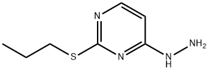 Pyrimidine, 4-hydrazinyl-2-(propylthio)-