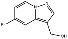 Pyrazolo[1,5-a]pyridine-3-methanol, 5-bromo- Struktur