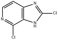 3H-Imidazo[4,5-c]pyridine, 2,4-dichloro- Struktur