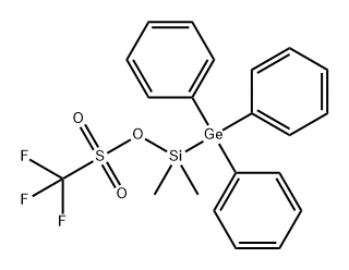 Methanesulfonic acid, 1,1,1-trifluoro-, dimethyl(triphenylgermyl)silyl ester