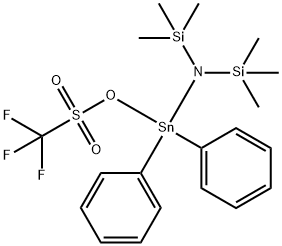 Methanesulfonic acid, 1,1,1-trifluoro-, [bis(trimethylsilyl)amino]diphenylstannyl ester