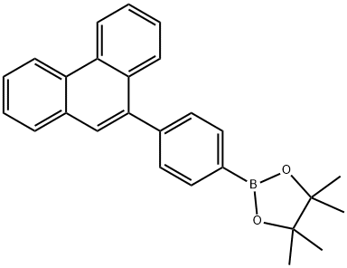 1,3,2-Dioxaborolane, 4,4,5,5-tetramethyl-2-[4-(9-phenanthrenyl)phenyl]- Struktur